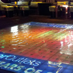 Gold Lounge rents LED dance floor for event