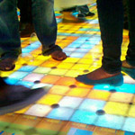 Intel rents LED dance floor for event