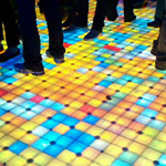 Intel rents LED dance floor for event