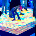 Intel rents LED dance floor for event