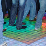 Paypal rents LED dance floor for event