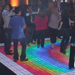 Paypal rents LED dance floor for event