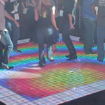 Paypal rents LED dance floor for event