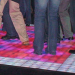 Paypal rents LED dance floor for event