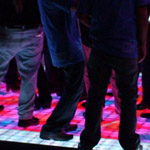 Paypal rents LED dance floor for event