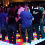 Paypal rents LED dance floor for event