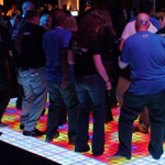 Paypal rents LED dance floor for event