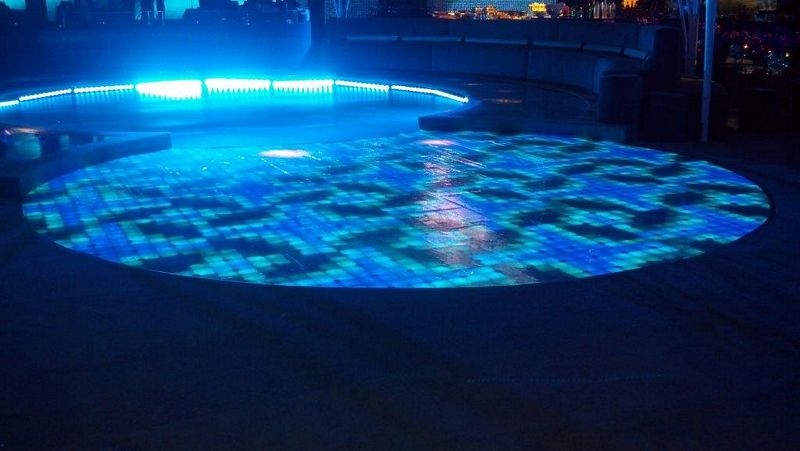 LED dance floor for event