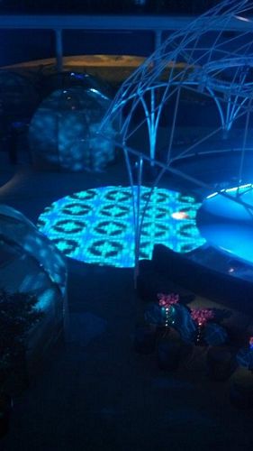 LED dance floor for event