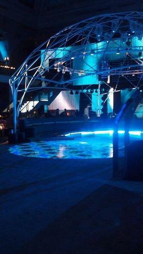 LED dance floor for event