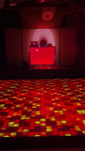 Target rents LED dance floor for event