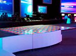 LED dance floor for event