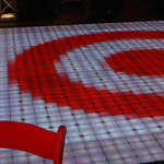 Target rents LED dance floor for event