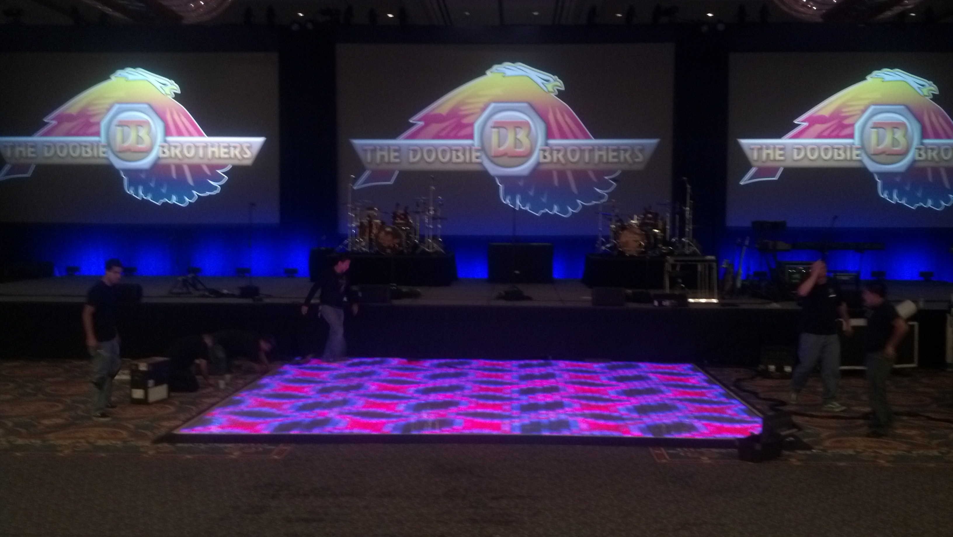 Dance Floor Rental to Doobie Brothers photo