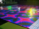 LED dance floor for event