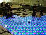 LED dance floor for event