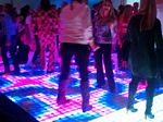 LED dance floor for event