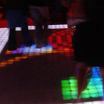 Photo of lighted dance floor