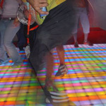 Photo of lighted dance floor