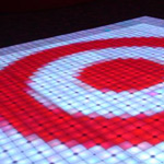 Target rents LED dance floor for event