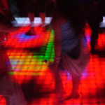 Photo of lighted dance floor