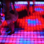 Photo of lighted dance floor