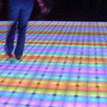 Photo of lighted dance floor