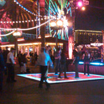 Target rents LED dance floor for event