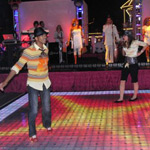 Target rents LED dance floor for event