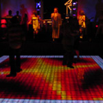 Target rents LED dance floor for event