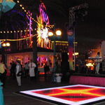 Target rents LED dance floor for event